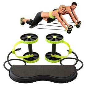 , Ab Wheel Roller With Resistance Band For Full Body Workout