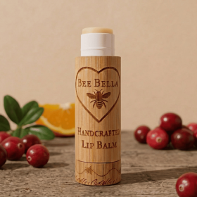 Orange Cranberry Beeswax Lip Balm