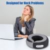 Shiatsu Neck Massage Pillow for Pain Relief - 2-in-1 Use (Neck/Arms/Legs), 3 Massaging Speeds, 2 Heating Modes, 2200mAh Long-Life Battery