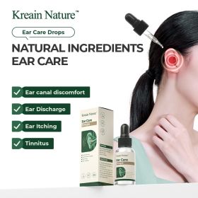 Kreain Nature  Ear Care Drops Gentle Formula, Non-Irritating Gentle Formula, Easy To Use & Portable Dealsforyoudays (Option: default)